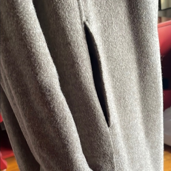 J. JILL Elegant Gray Women's Swing Wool & Angora Coat - Picture 8 of 12